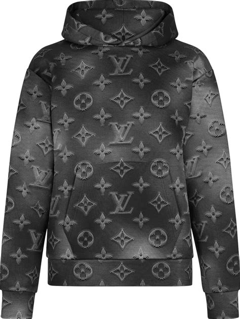 black and grey louis vuitton|louis vuitton grey hoodie.